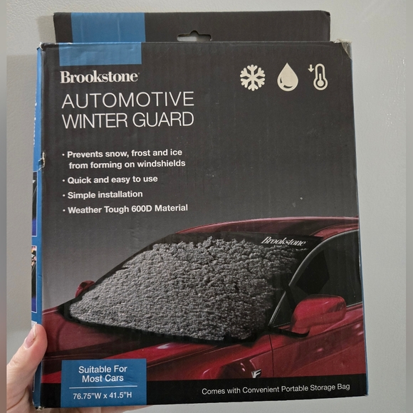 Brookstone Other - Brookstone Automotive Winter Guard Car Windshield Frost, Ice, Snow Cover NIB